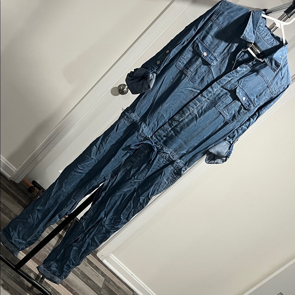 Stylish Blue Denim Jumpsuit